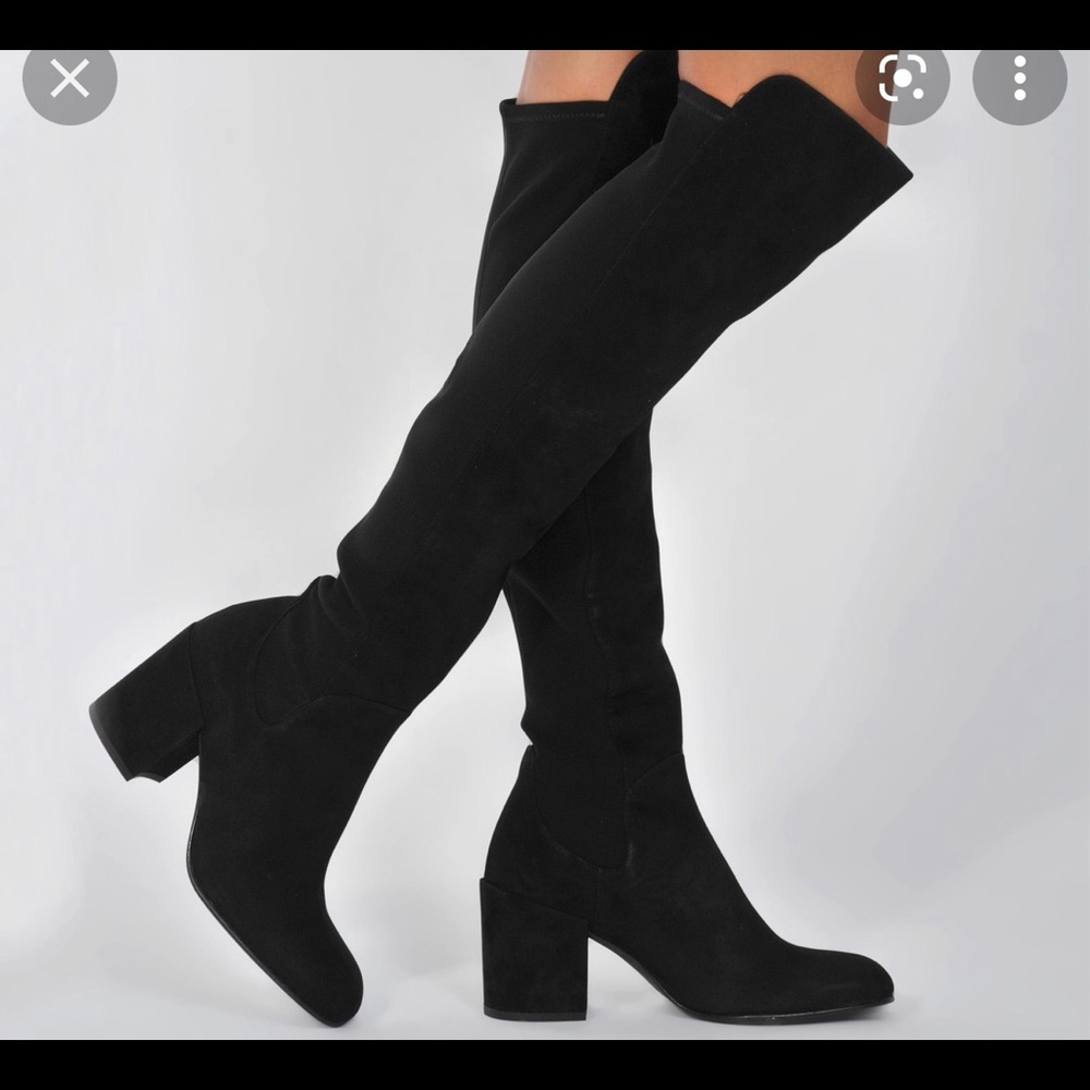 Stuart Weitzman Halftime Suede Boots Size 8